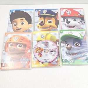 Paw Patrol Character Collection DVD Lot Vol 1–7 Bilingual English French Kids TV
